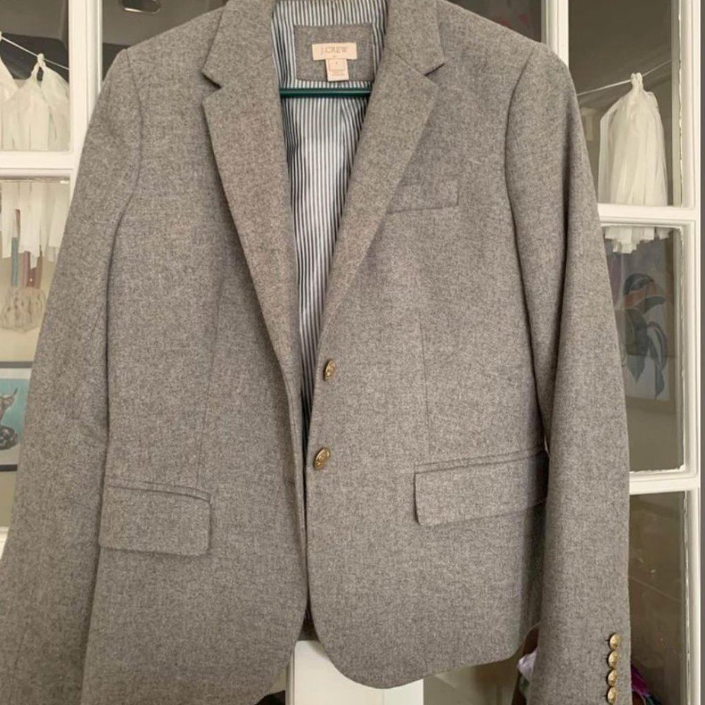 J.Crew Wool Grey Blazer